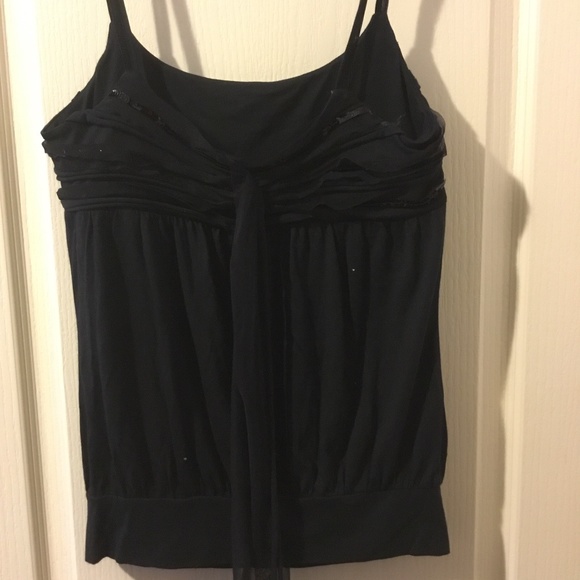 NWT! Express black sequined blouse sz sm - Picture 2 of 3